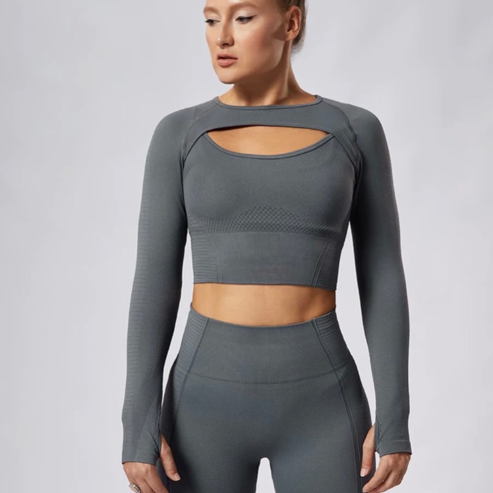 Mooslover seamless hollow front seamless sports too